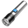 Multi-functional USB charging zoom mini flashlight, LED camping strong light mini aluminum alloy outdoor super bright lighting lamp Item Picture